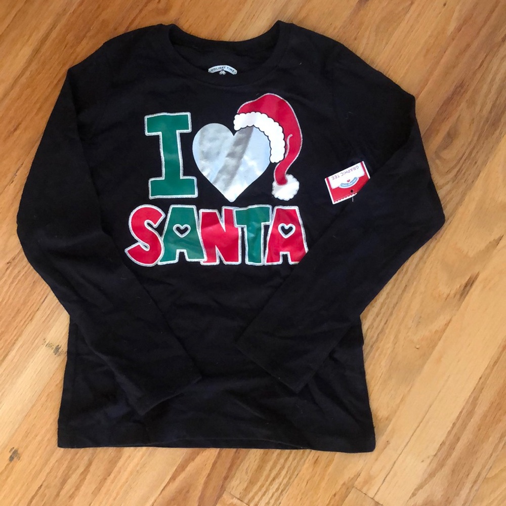 ❤️5 for $25 Item❤️ Girl’s Santa Shirt